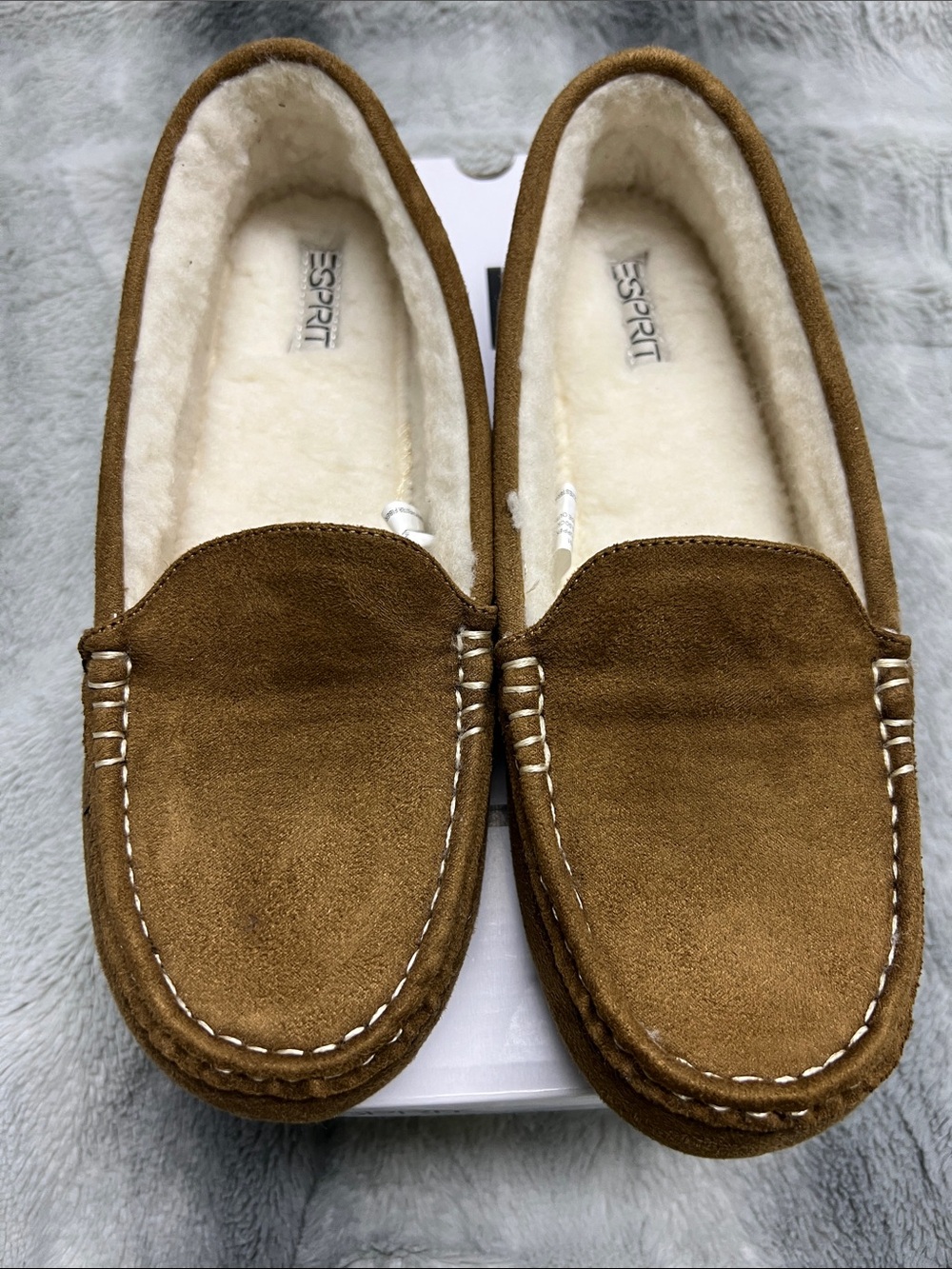 Esprit suede moccasin NWB
